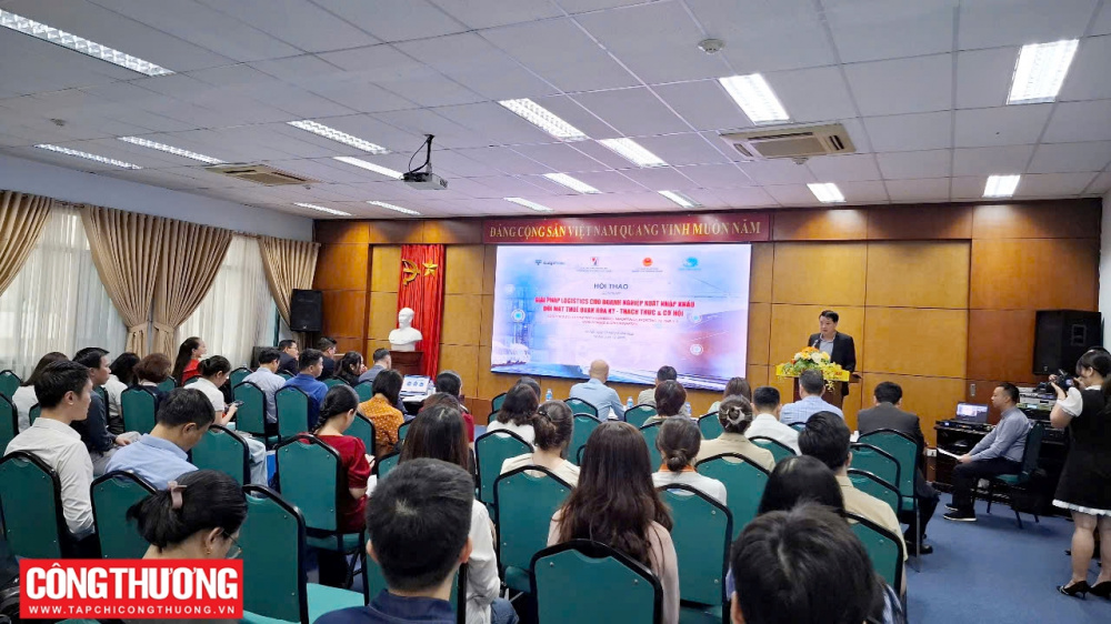 Vấn đề giải pháp logistics cho xuất nhập khẩu trong bối cảnh đối mặt với chính sách thuế quan mới của Hoa Kỳ thu hút sự quan tâm của đông đảo doanh nghiệp